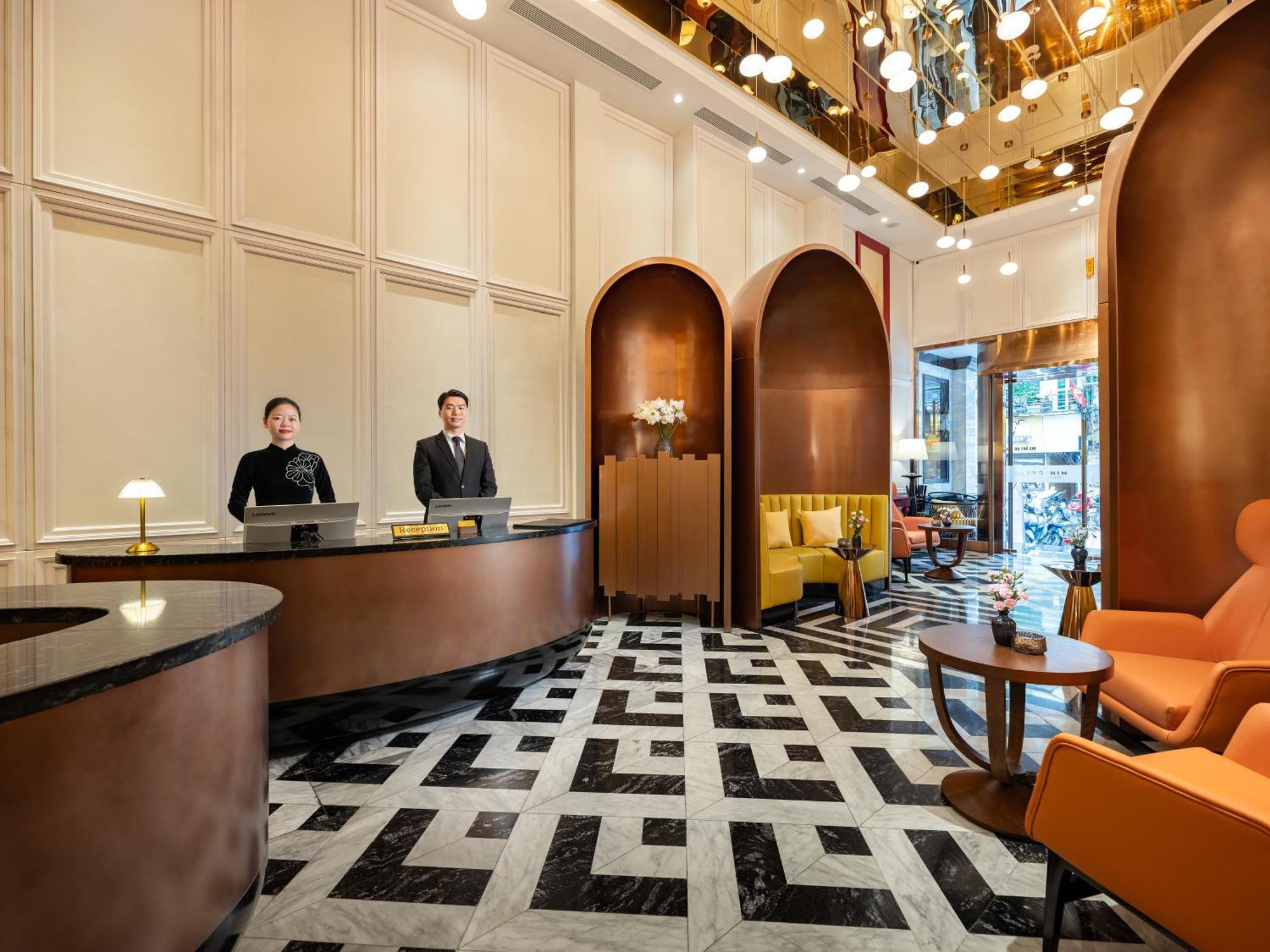Minerva Premium Hotel Hanoi Exteriör bild